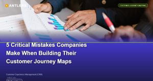 IT operations team building a customer journey map on a collaborative digital workspace
