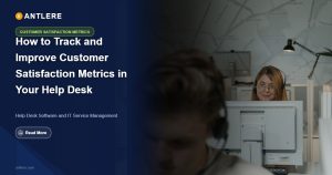 IT support team dashboard displaying customer satisfaction metrics in a help desk platform