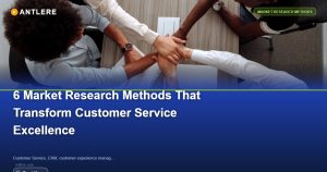 IT support team using market research methods to improve customer service performance