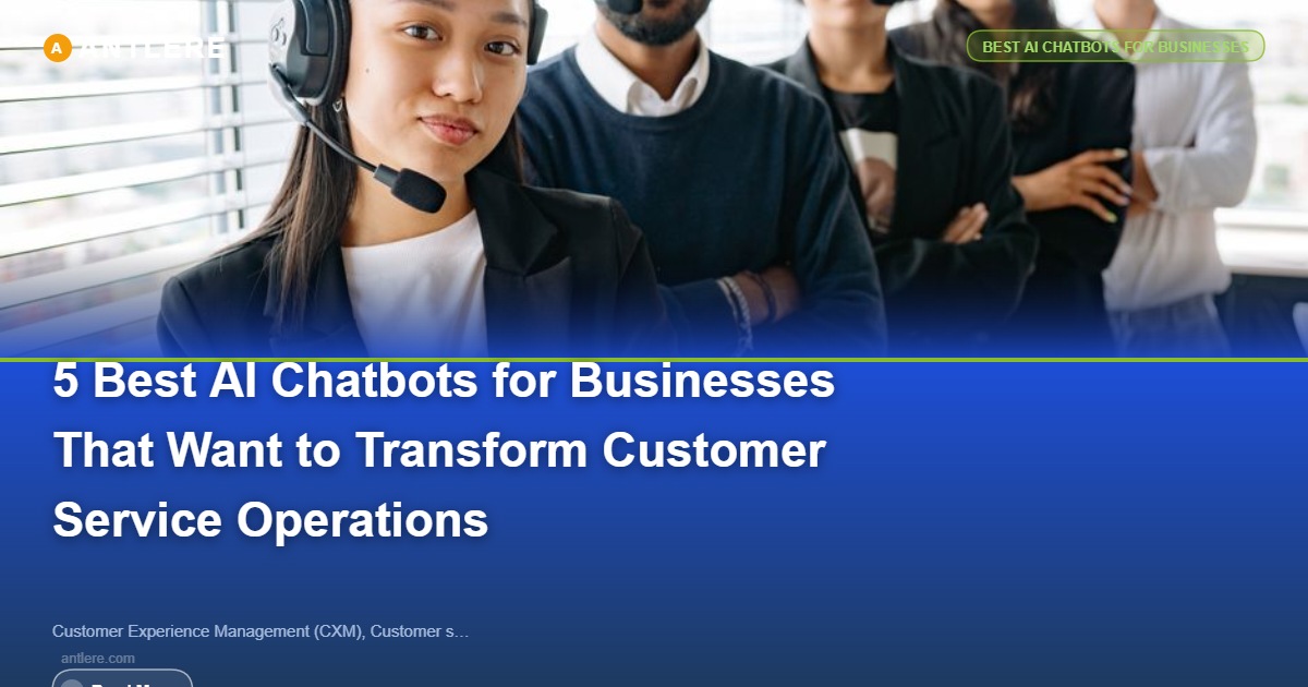 Best AI chatbots for businesses shown on IT support dashboard with ticket queue and SLA metrics
