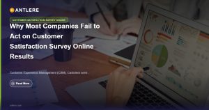 IT manager reviewing customer satisfaction survey online results on an ITSM dashboard