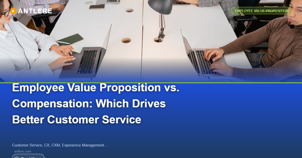 IT support team discussing employee value proposition and customer service metrics on a dashboard