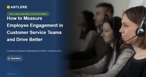 IT support team lead reviewing how to measure employee engagement alongside ITSM performance metrics on a dashboard