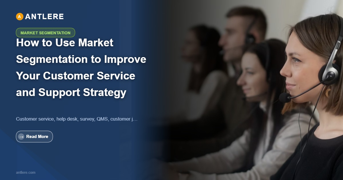IT support team applying market segmentation to configure ticket routing and SLA tiers in a help desk platform