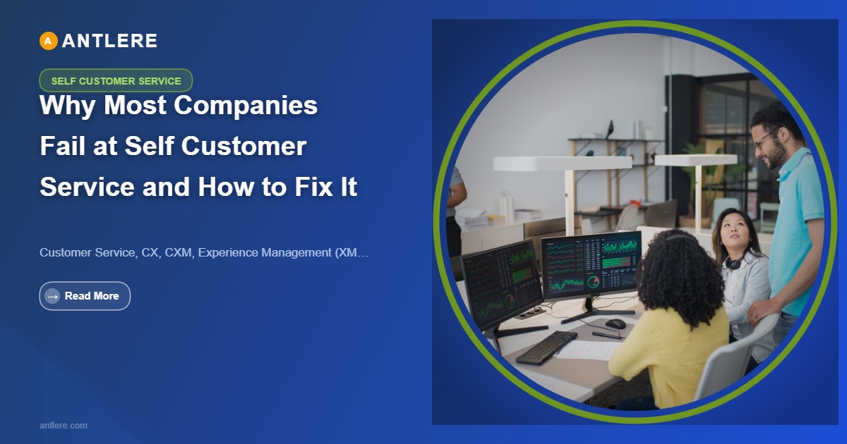 IT manager reviewing self customer service portal analytics on a help desk dashboard