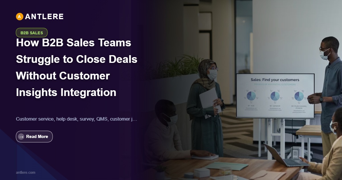 B2B sales team analyzing customer support ticket data and ITSM insights on shared dashboards