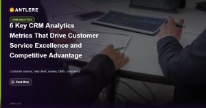 CRM analytics dashboard displaying key IT service metrics for support team performance tracking
