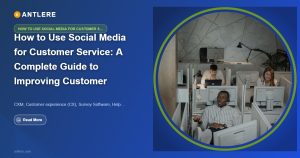 IT support team using social media for customer service within a help desk platform