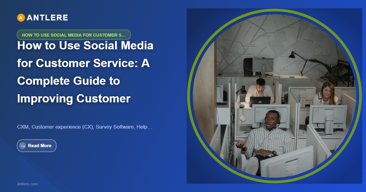 IT support team using social media for customer service within a help desk platform