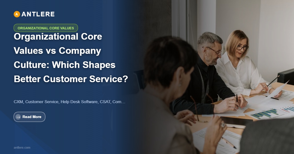 IT support team aligning organizational core values and company culture for better customer service